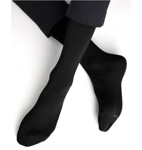 Bleu Forêt CHAUSSETTES COTON D'ÉGYPTE - Noir - 2732$AR5