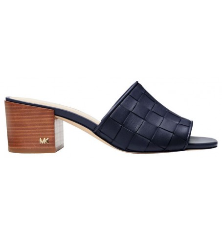 INGRID WOVEN MIDHEEL MULE 40S3IGMS - Bleu - 40S3IGMS$04MK