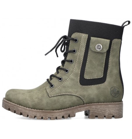 Rieker 78540-54 - Vert/Kaki - 78540$54.11R Rieker 78540-54 - Vert/Kaki - 78540$54.11R