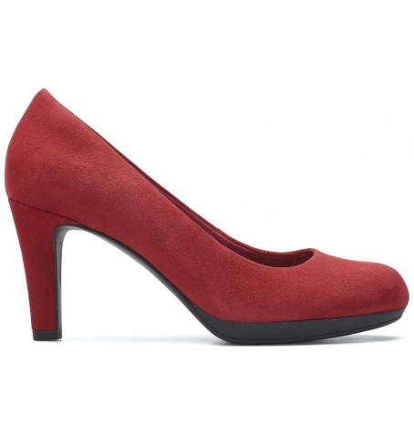 Clarks ADRIEL VIOLA 26154332 - Rouge - ADRIELVIOLA$09C