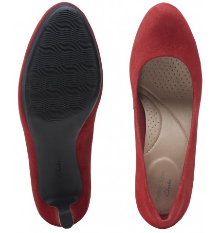 Clarks ADRIEL VIOLA 26154332 - Rouge - ADRIELVIOLA$09C