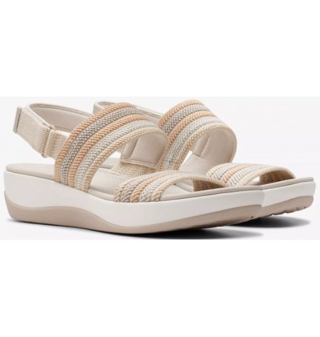 Clarks ARLA STROLL 26177183 - Beige - ARLASTROLL$13C