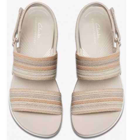 Clarks ARLA STROLL 26177183 - Beige - ARLASTROLL$13C