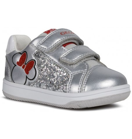 Geox NEW FLICK G.A B021HA - Argent gris - B021HA$1010B18G