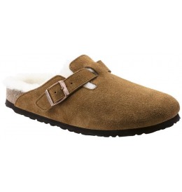 Birkenstock BOSTON VL SHEARLING 1001141 - Tan - BOSTONVL$08BIR