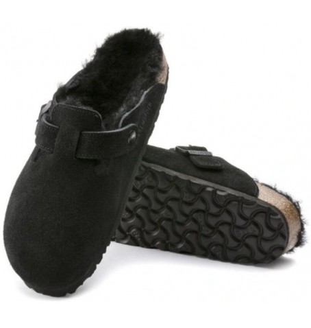 Birkenstock BOSTON VL SHEARLING 0259881 - Noir - BOSTONVL$H.02B