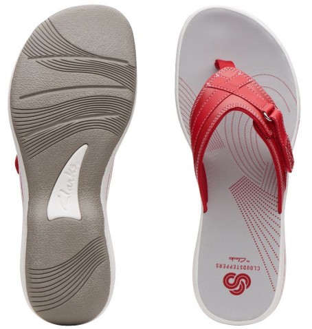 Clarks BREEZE SEA 26125718 - Rouge - BREEZESEA$09C