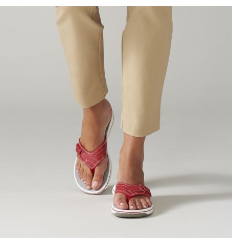 Clarks BREEZE SEA 26125718 - Rouge - BREEZESEA$09C