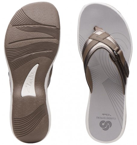 Clarks BREEZE SEA 26125509 - Métallique Doré - BREEZESEA$17C