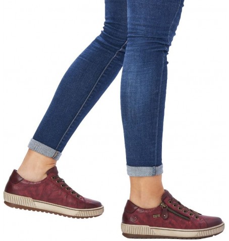 Rieker - Remonte D0700-35 - Burgundy - D0700$35.06R