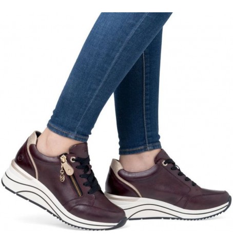 Rieker - Remonte D0T03-35 - Burgundy - D0T03$35.06R