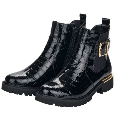 Rieker - Remonte D8684-02 - Vernis noir - D8684$02.01R