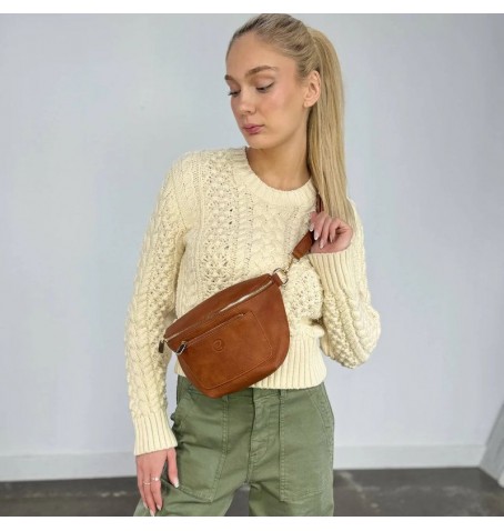 Espe ELLIS SAC BANANE H-02725-RT - Tan - ELLIS FP$TAN