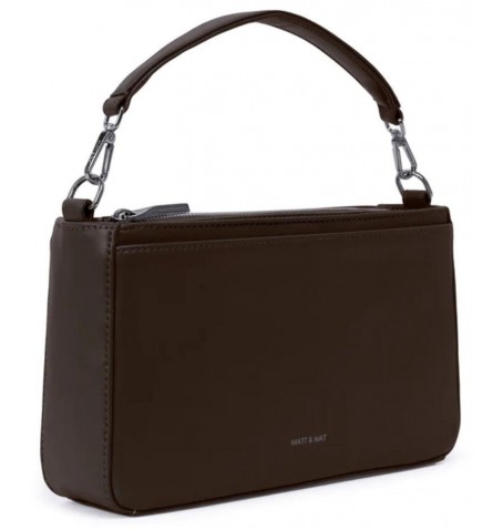 Matt & Nat FENNE VEGAN CROSSBODY BAG - Brun - FENNE$ESPRESSO