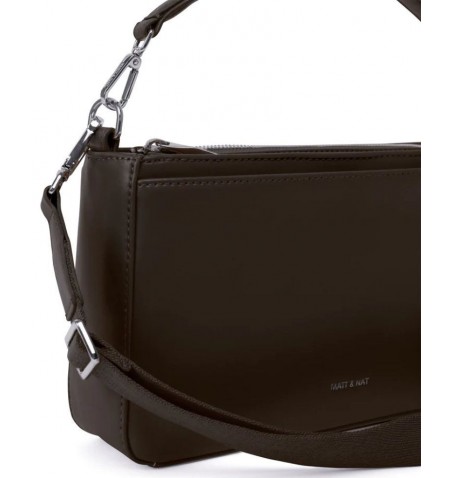Matt & Nat FENNE VEGAN CROSSBODY BAG - Brun - FENNE$ESPRESSO