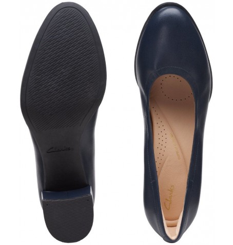 Clarks FREVA55 COURT 26171877 - Bleu - FREVA55COURT$04