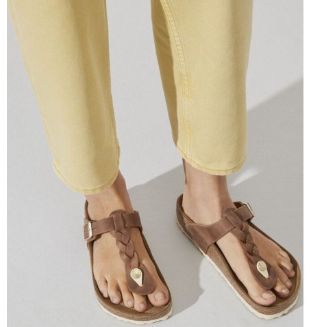 Birkenstock GIZEH BRAIDED 1021355 - Tan - GIZEHBRAIDED$08