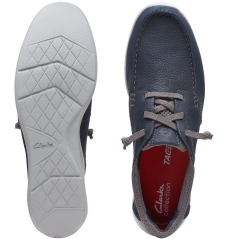 Clarks GORWIN MOC 26164694 - Bleu - GORWINMOC$04C