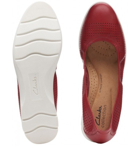 Clarks JENETTE EASE 26166716 - Rouge - JENETTEEASE$09C