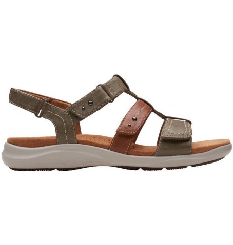 Clarks KITLY STEP 26170992 - Vert/Kaki - KITLYSTEP$11C