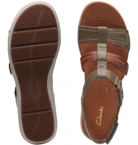 Clarks KITLY STEP 26170992 - Vert/Kaki - KITLYSTEP$11C