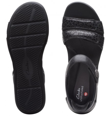 Clarks KYLYN STRAP 26159103 - Black varnish - KYLYNSTRAP$01C