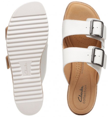 Clarks LANA BEACH 26165394 - White - LANABEACH$14C