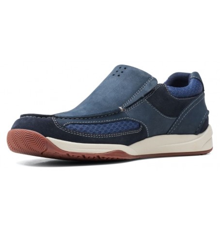 Clarks LANGTON EASY 26157991 - Bleu - LANGTONEASY$04C