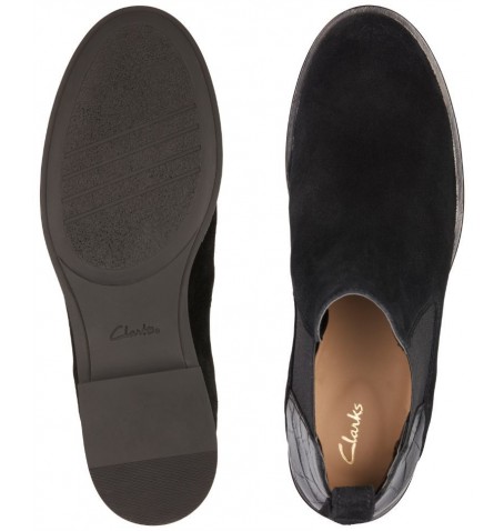 Clarks MEMI TOP 26163525 - Vernis noir - MEMITOP$01C