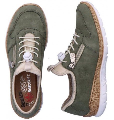 Rieker N42G0-52 - Vert/Kaki - N42G0$52.11R