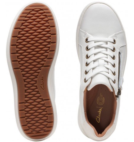 Clarks NALLE LACE 26165001 - White - NALLELACE$14C