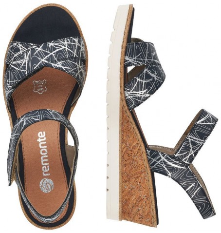 Rieker - Remonte R6252-14 - Bleu - R6252$14.04R