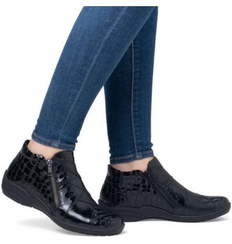 Rieker - Remonte R7674-04 - Vernis noir - R7674$04.01R