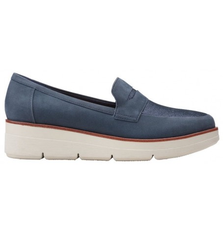 Clarks SHAYLIN STEP 26157506 - Bleu - SHAYLINSTEP$04C