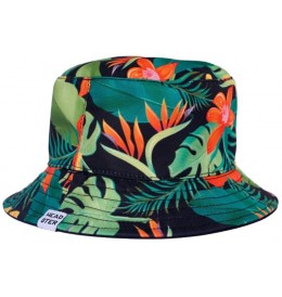 Headster Kids WILD HIBISCUS BUCKET HAT - Noir - SS200215$BK01
