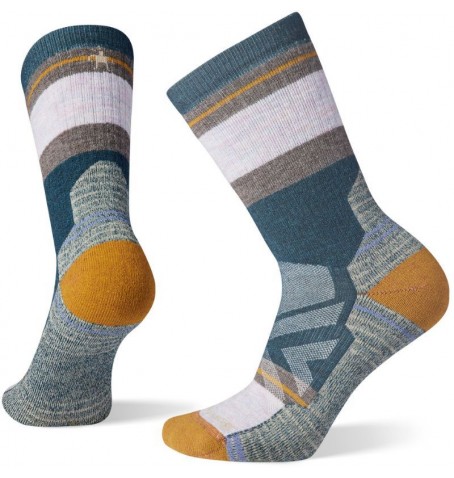 Smartwool HIKE FULL CUSHION SATURNSPHERE CREW - Bleu - SW001583$G74