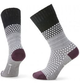 Smartwool EVERYDAY POPCORN CABLE CREW - Noir - SW001843$001