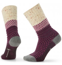 Smartwool EVERYDAY POPCORN CABLE CREW - Rose - SW001843$B88