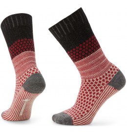 Smartwool EVERYDAY POPCORN CABLE CREW - Rouge - SW001843$G65