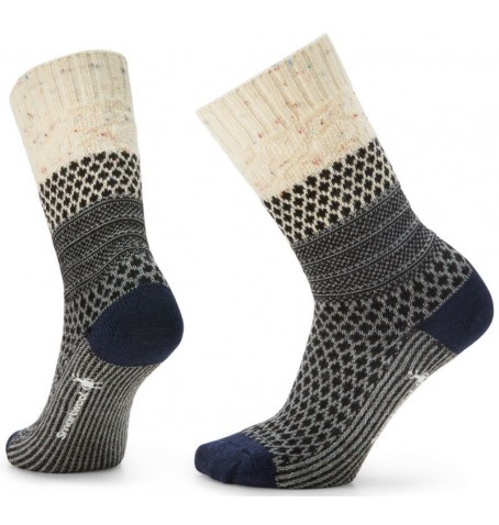 Smartwool EVERYDAY POPCORN CABLE CREW - Beige - SW001843$H46