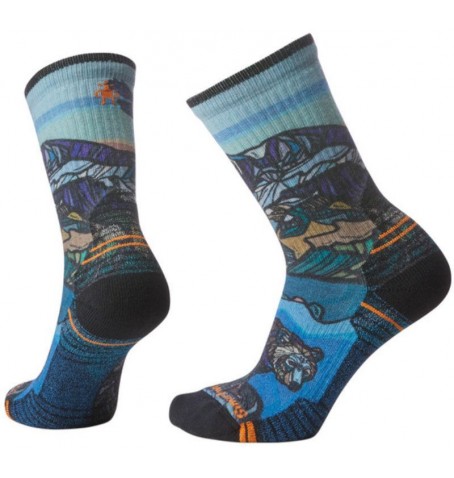 Smartwool WOMEN'S HIKE LIGHT CUSHION CREW SOCKS - Bleu - SW001988$150