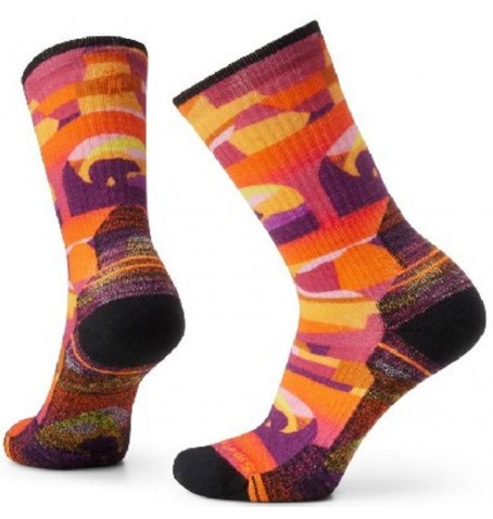 Smartwool WOMEN'S HIKE LIGHT CUSHION CREW SOCKS - Jaune - Orange - SW002180$L17