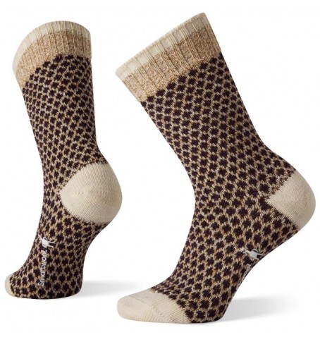 Smartwool POPCORN POLKA DOT CREW - Bourgogne - SW004006$G36