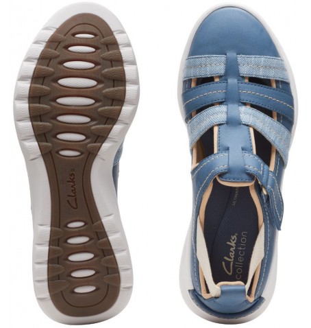 Clarks TEAGAN STEP 26166245 - Bleu - TEAGANSTEP$04