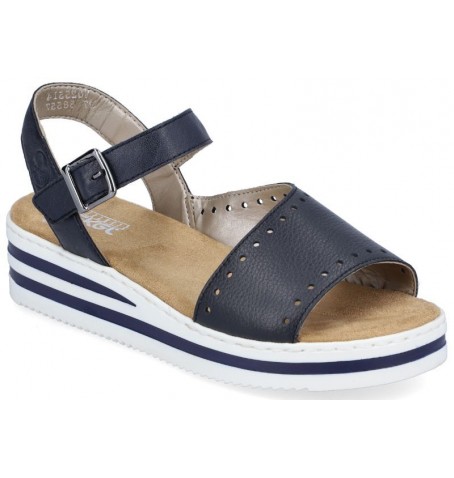 Rieker V0255-14 - Bleu - V0255$14.04R