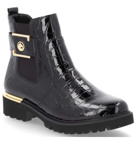 Rieker - Remonte D8684-03 - Black varnish - D8684$03.01R