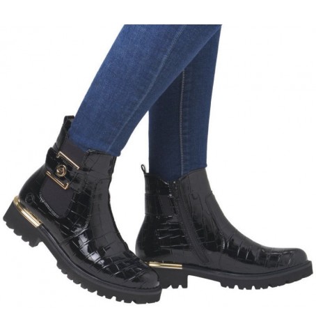 Rieker - Remonte D8684-03 - Black varnish - D8684$03.01R