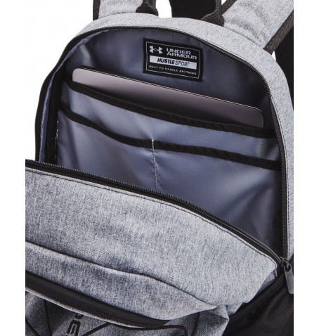 Under Armour HUSTLE SPORT BACKPACK - Argent gris - 1364181$012
