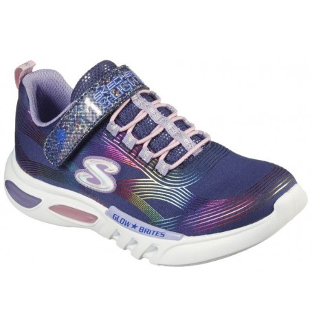 Skechers GLOW-BRITES 302306L - Bleu - 302306L$NVMT.04