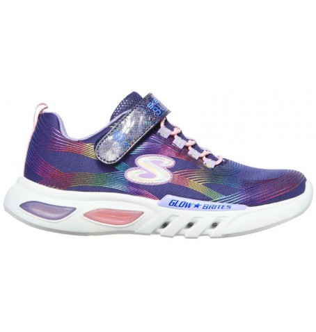 Skechers GLOW-BRITES 302306L - Bleu - 302306L$NVMT.04